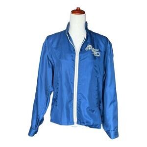Collegiate Pacific Vintage The Newlywed Game Crew Jacket 1970s TV Blue M